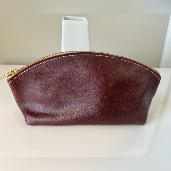 Portland Leather Nutmeg brown Eclipse pouch - Picture 2 of 7